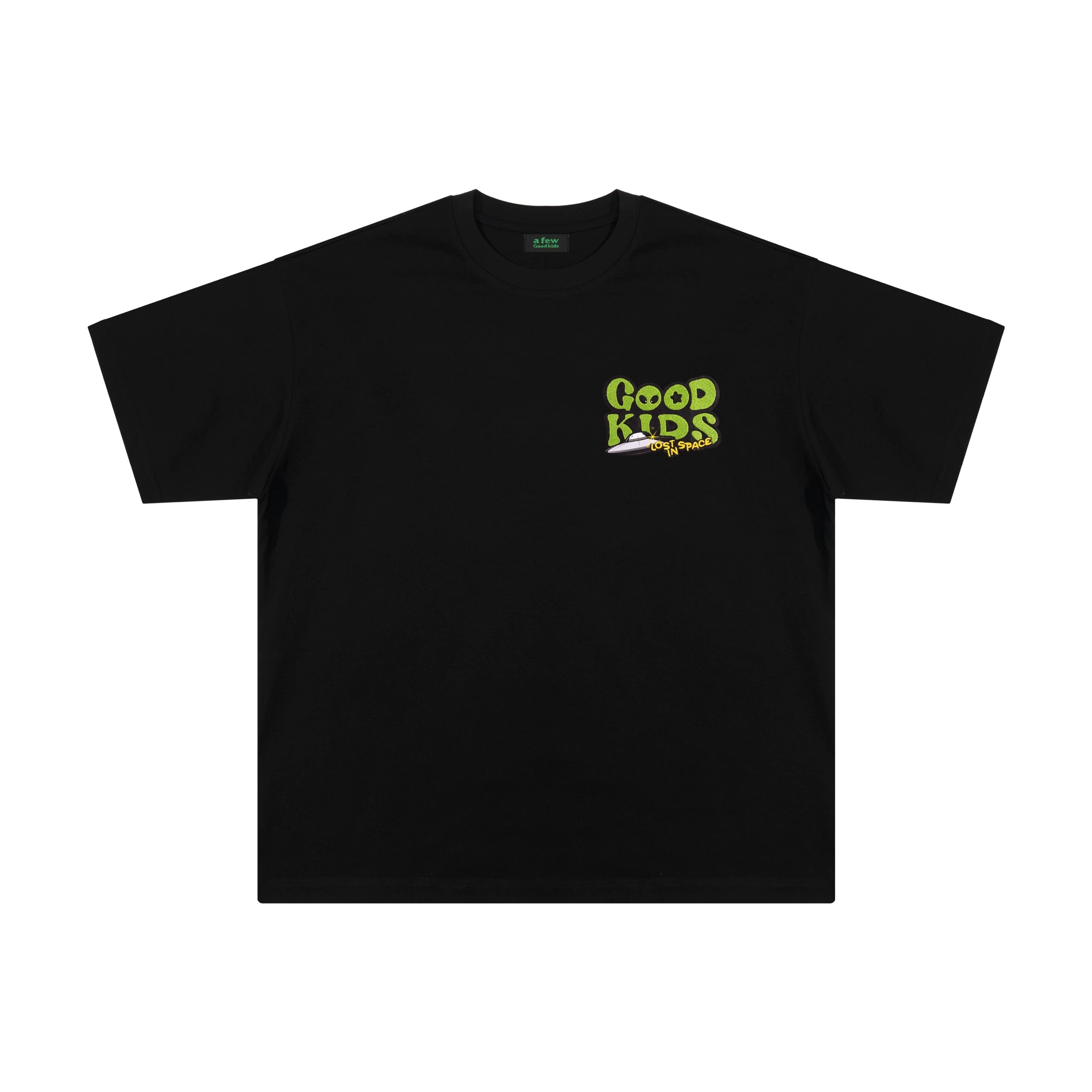 AFGK EMBROIDERY LOGO TEE BLACK 006