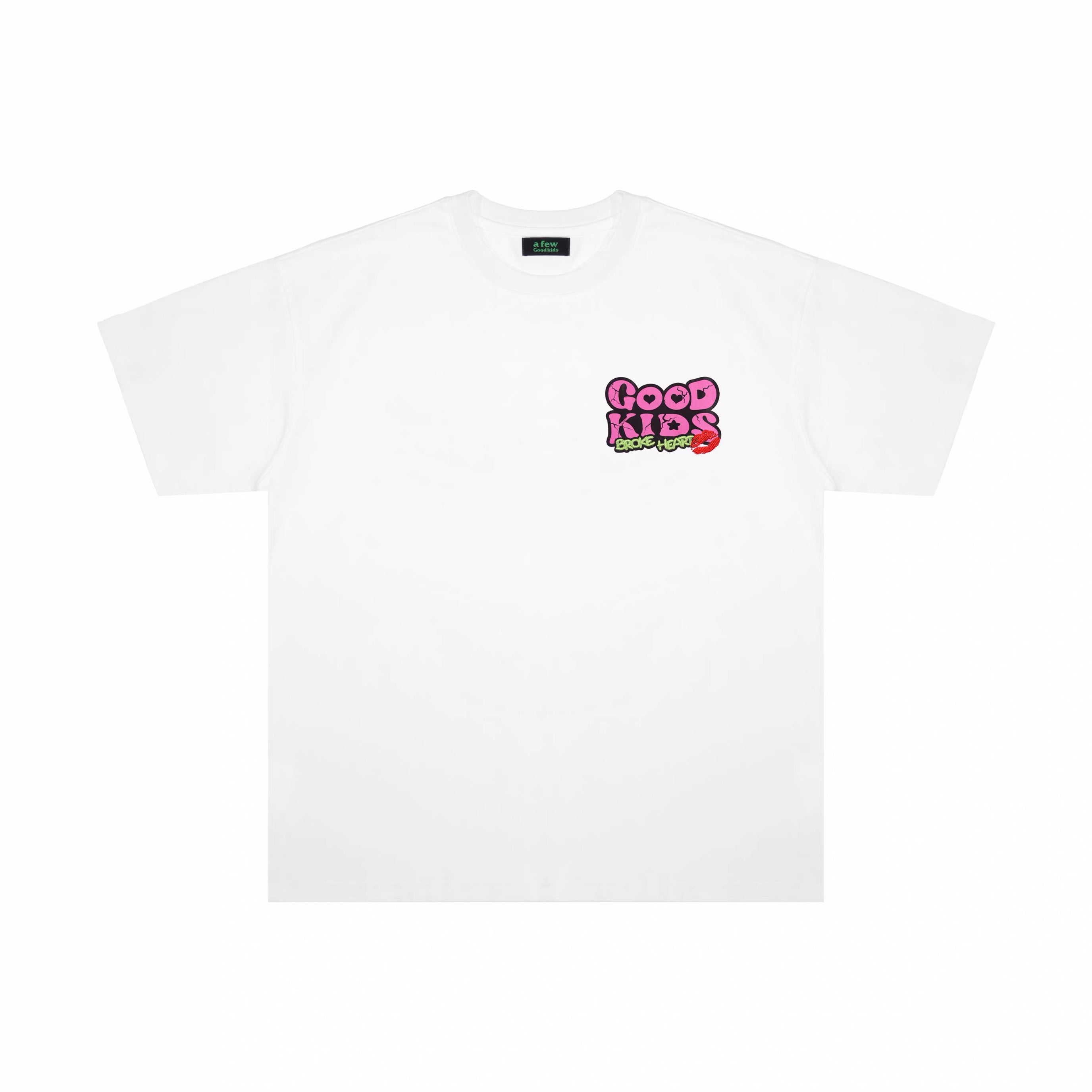 AFGK EMBROIDERY LOGO TEE WHITE 005