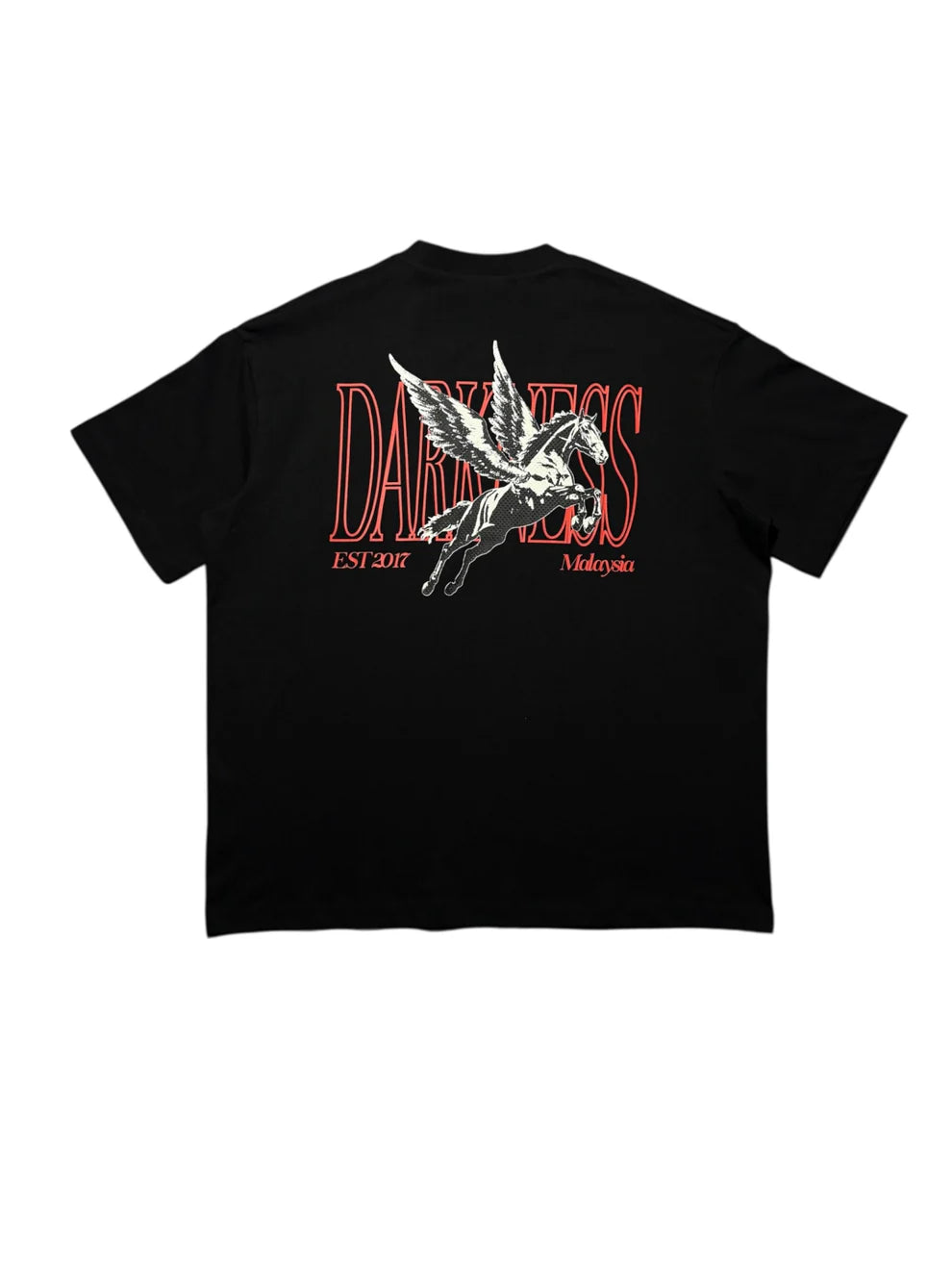 DARKNESS FLYING HORSE TEE BLACK