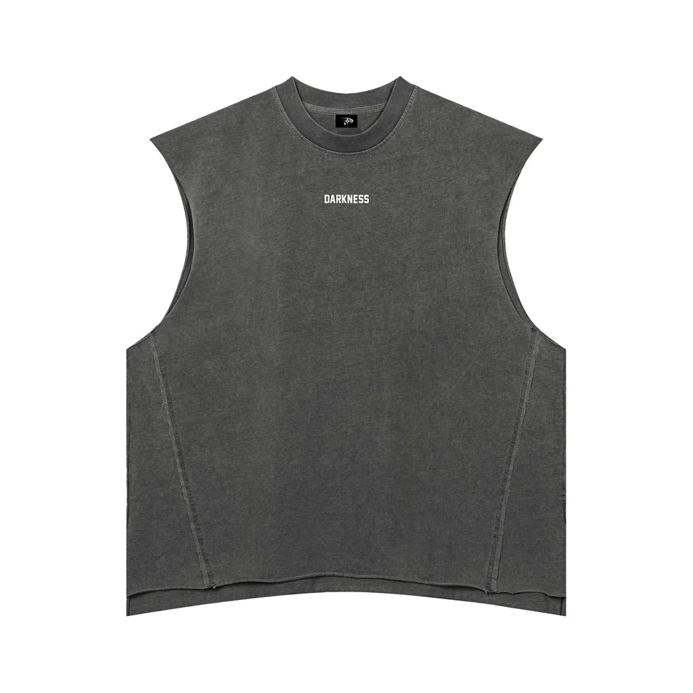 DARKNESS RISE SLEEVELESS TEE GRAY