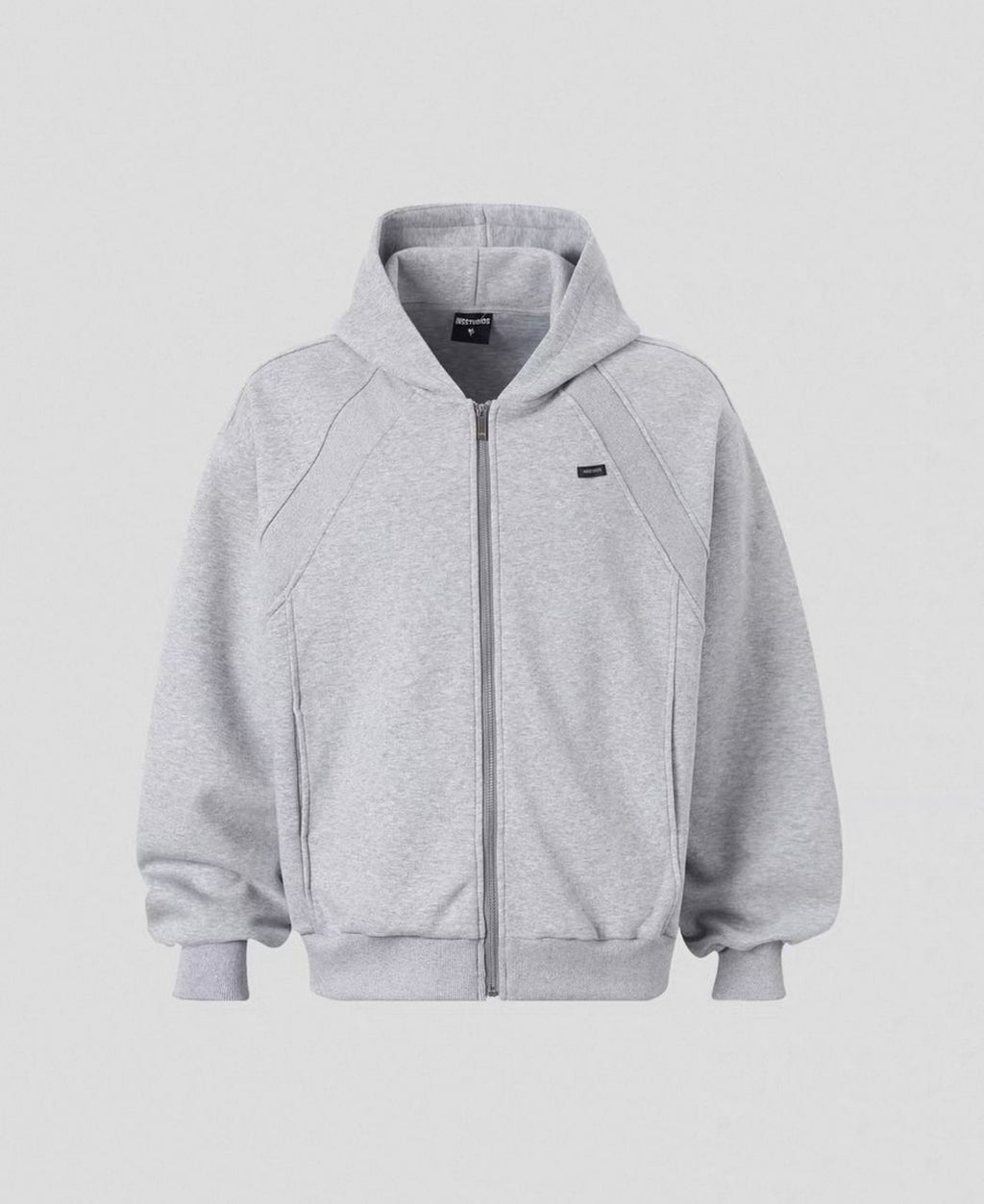 INS STUDIOS  PATCHWORK DECONSTRUCTED GREY