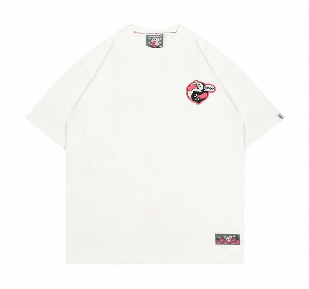 GRAF&WU ORIGIN OF FIVE ELEMENTS TEE WHITE