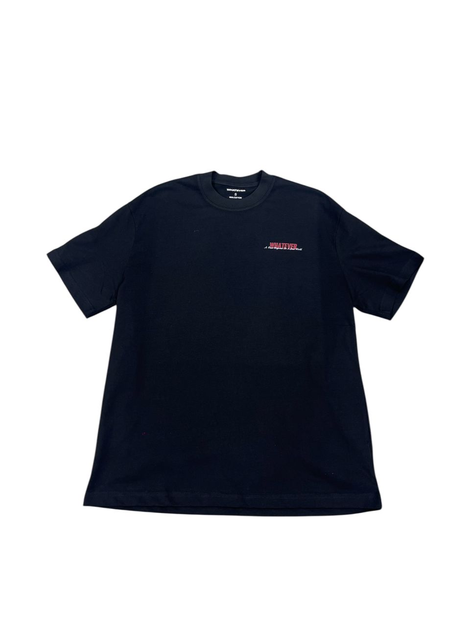 WHATEVER QUIET TEE BLACK