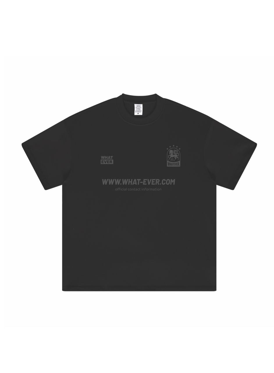 WHATEVER RENEWAL TEE BLACK