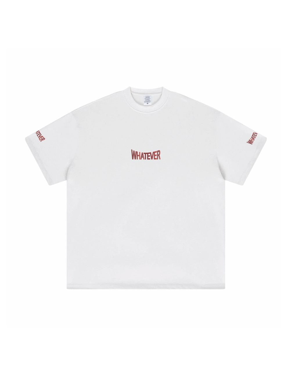 WHATEVER ZERO POINT TEE WHITE