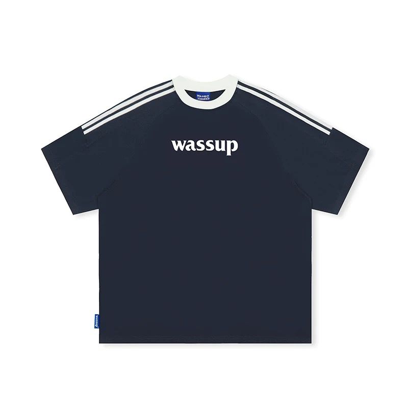 WASSUP TEE DARK BLUE 005
