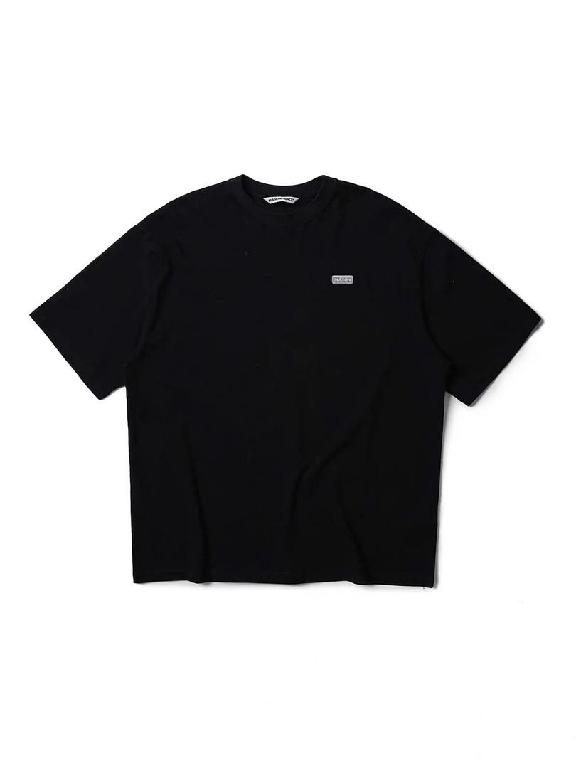 MASONPRINCE SUMMER SOLID COLOR TEE BLACK