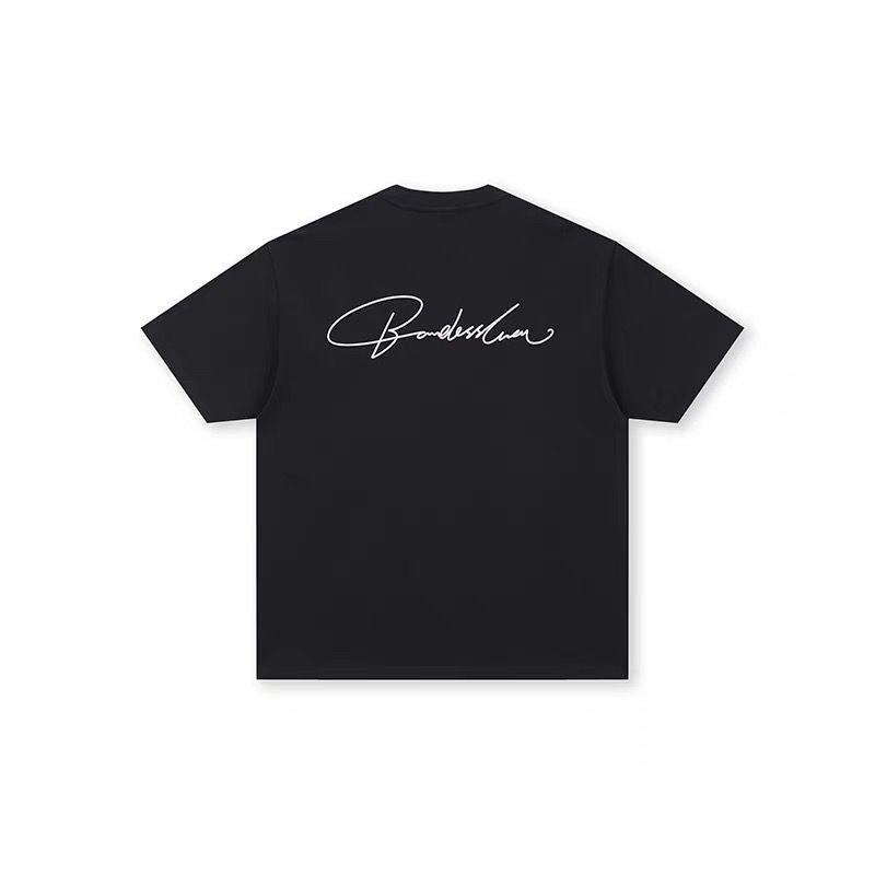 BONELESS NEW FOAM SCRIPT LETTERING BLACK