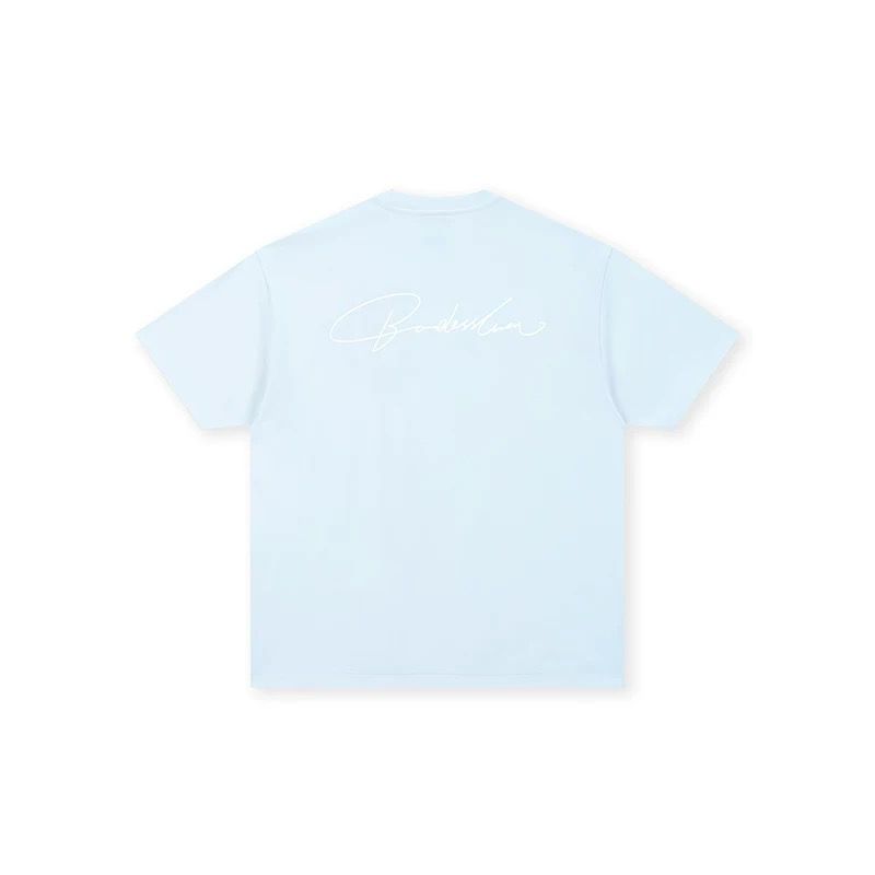 BONELESS NEW FOAM SCRIPT LETTERING BLUE