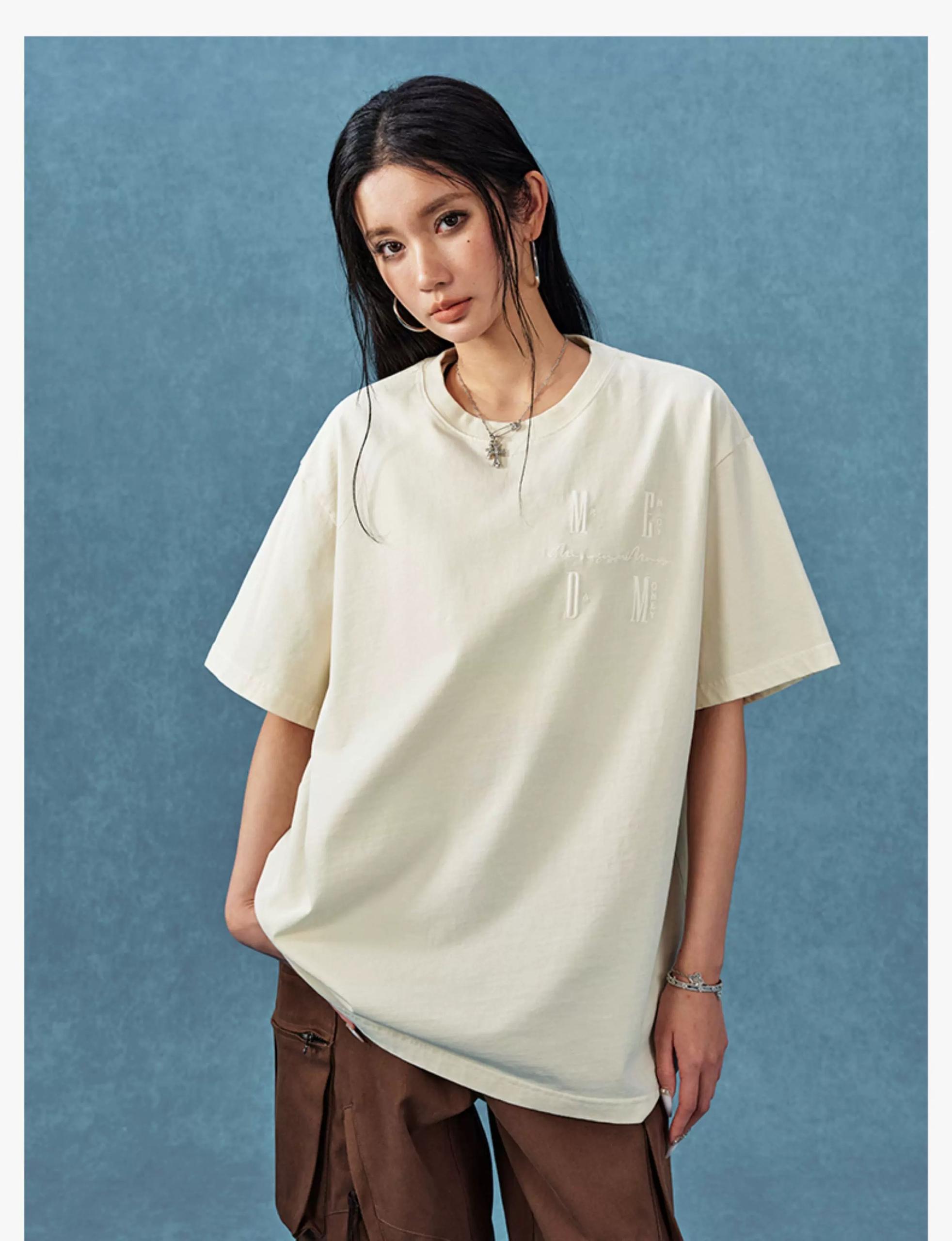 MEDM 25SS BASIC CHARACTER TEE CREAM