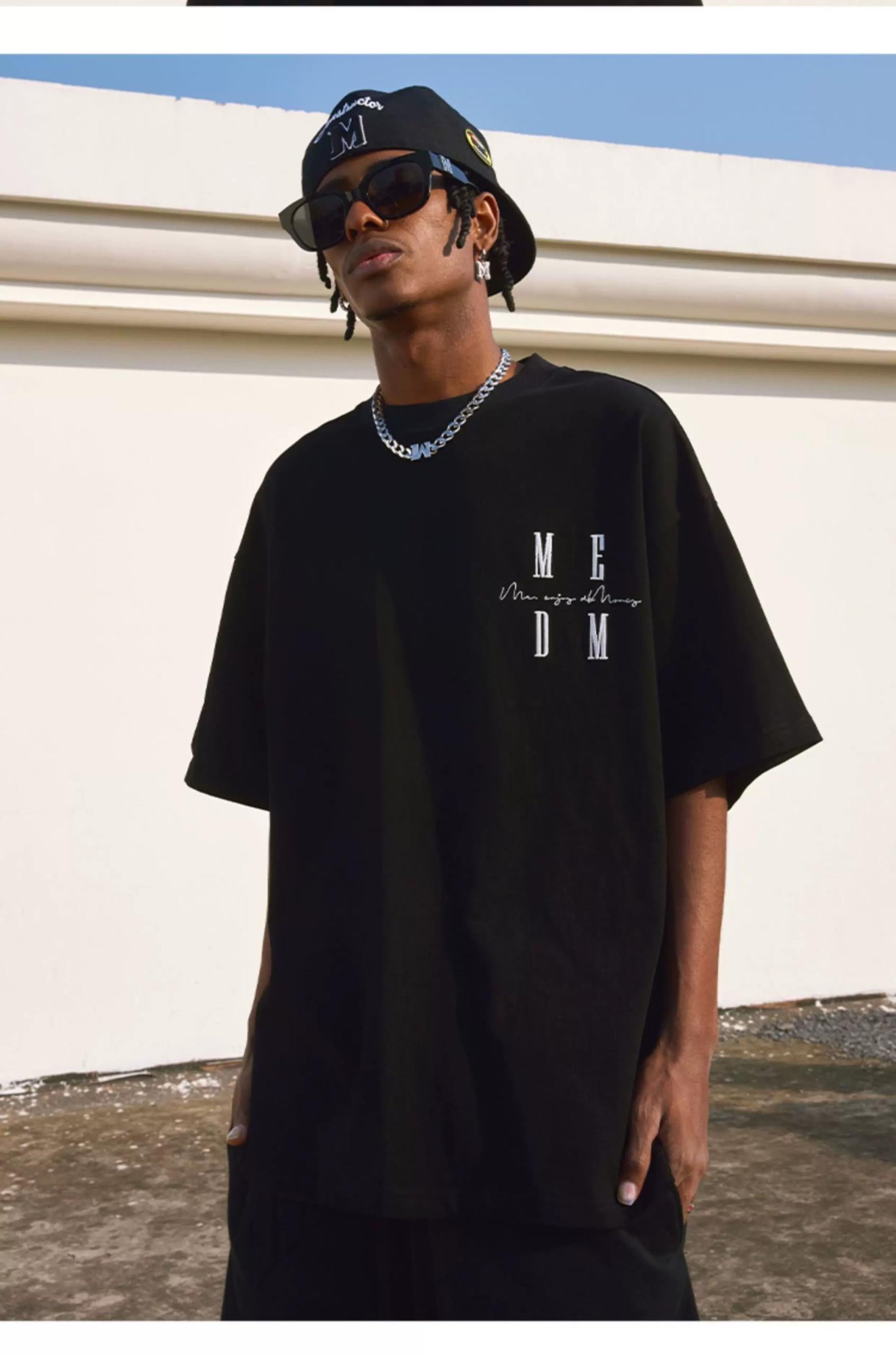 MEDM SUMMER BASIC TEE BLACK