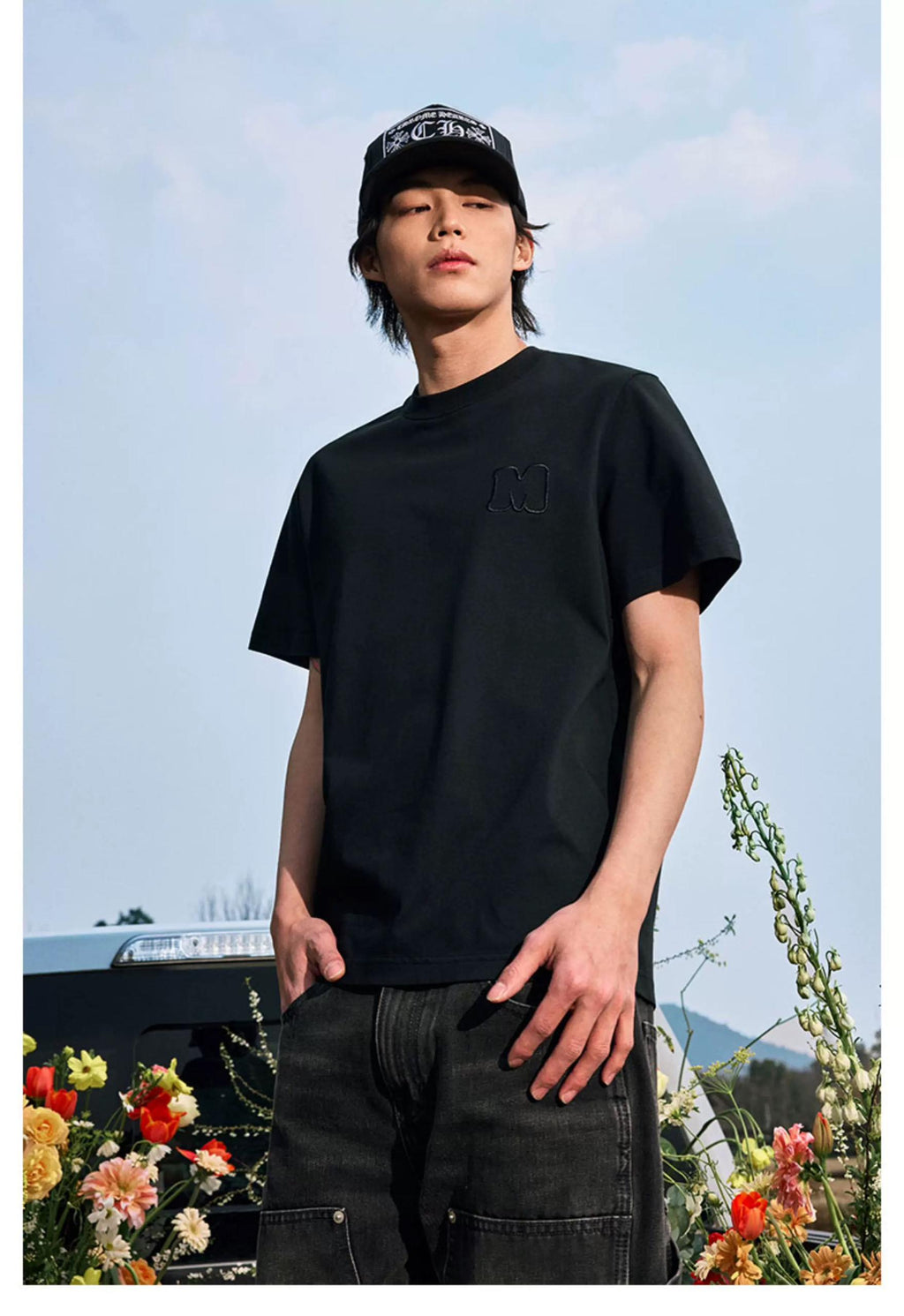 MEDM SORONA FABRIC COOLING TEE BLACK