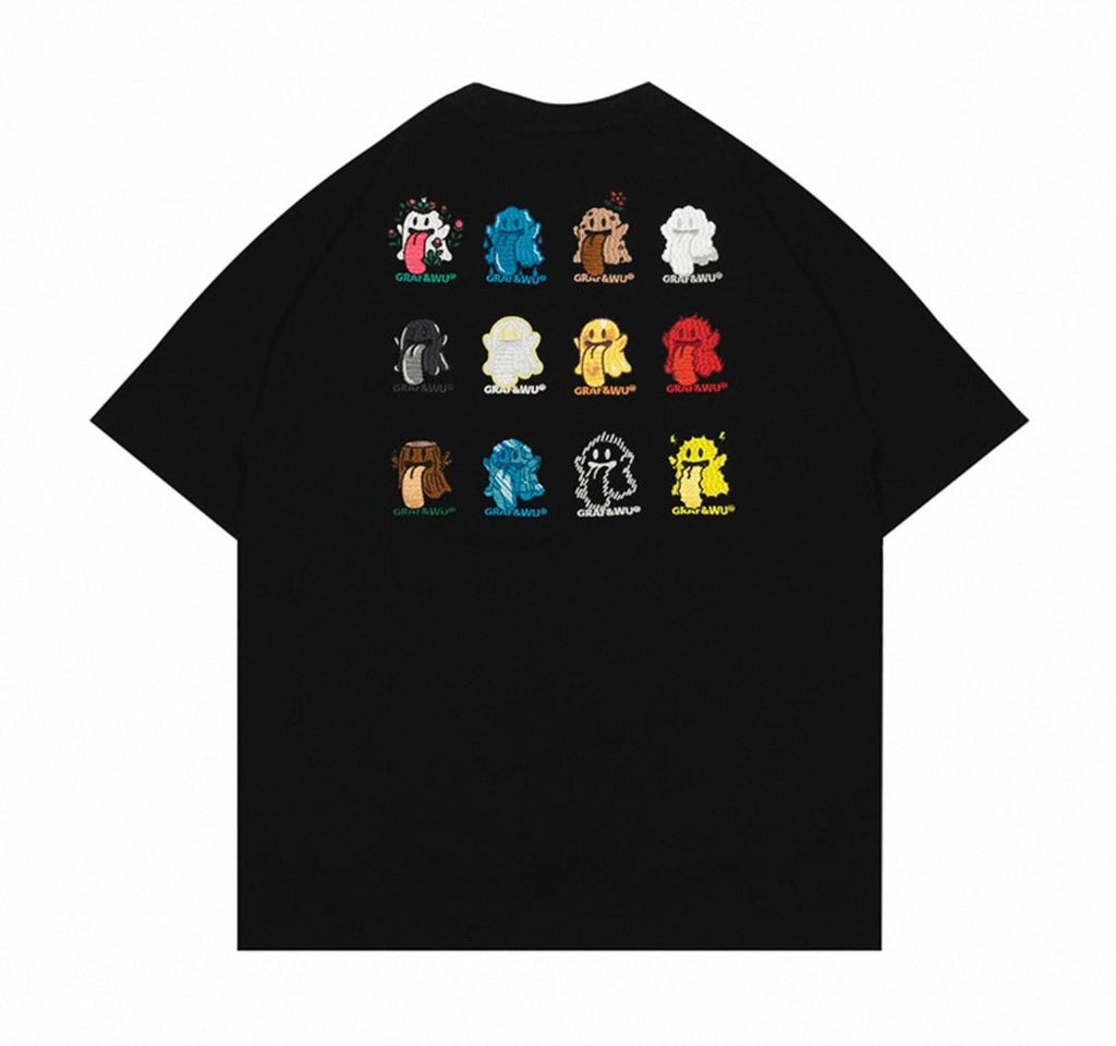 GRAF&WU ORIGIN OF FIVE ELEMENTS TEE BLACK