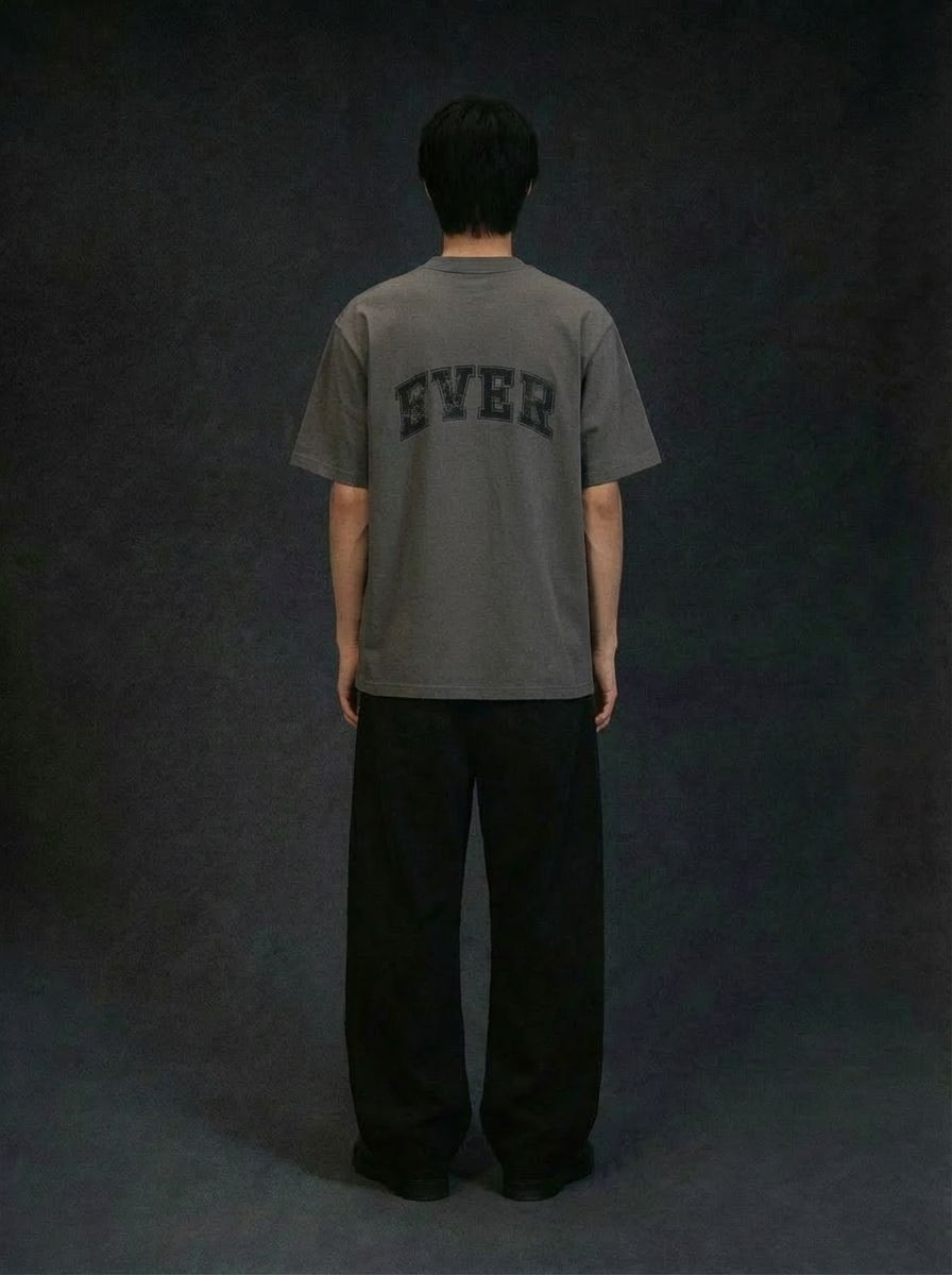 WHAT Shadow Logo TEE (DARK GRAY)