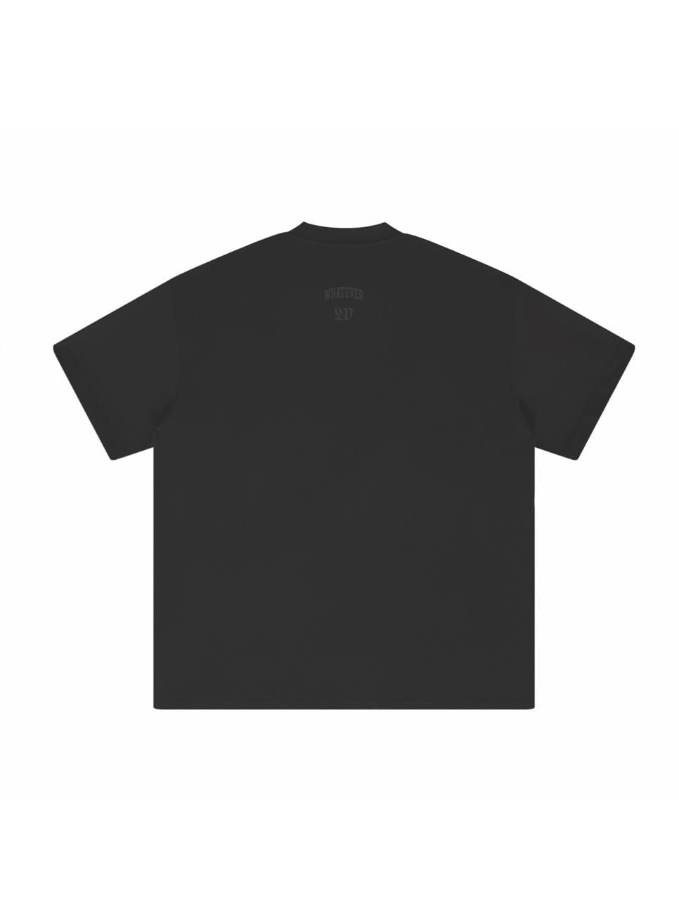 WHATEVER STATEMENT TEE BLACK