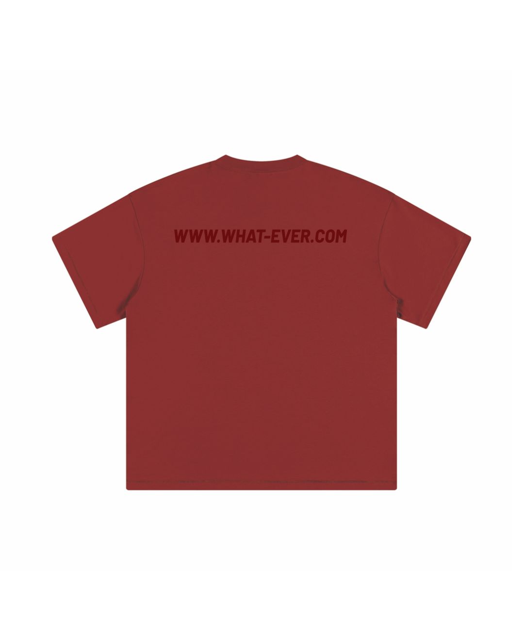WHATEVER RENEWAL TEE MAROON