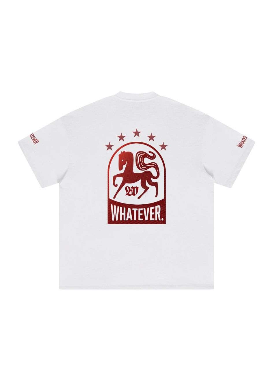 WHATEVER ZERO POINT TEE WHITE