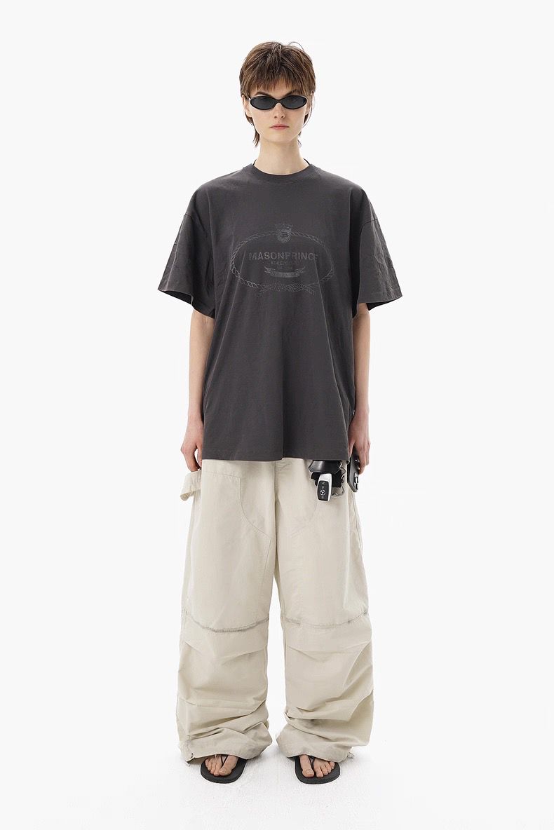 MASONPRINCE 25 VINTAGE KNOT TEE BLACK