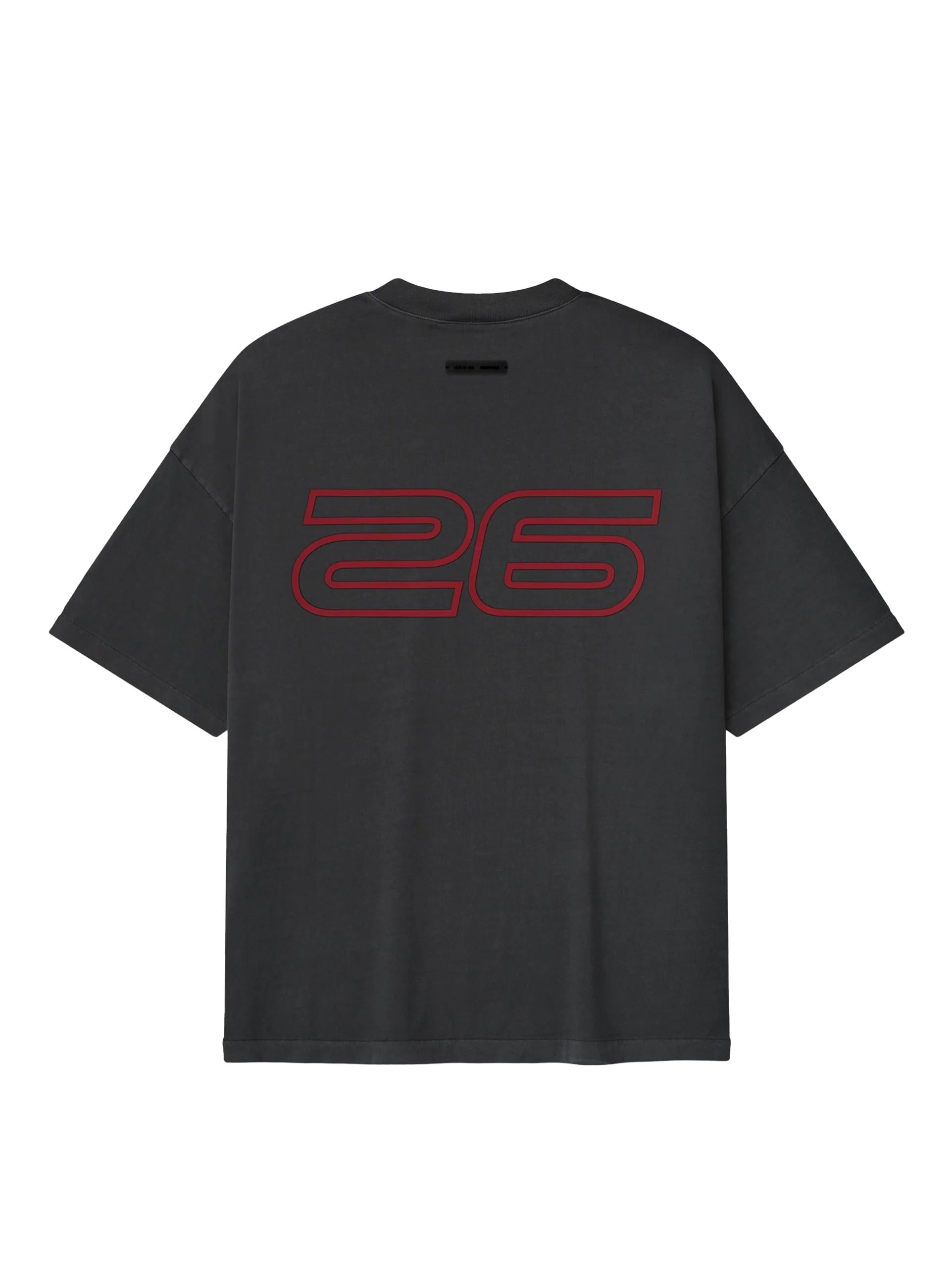 ESS 90S TEE BLACK RED