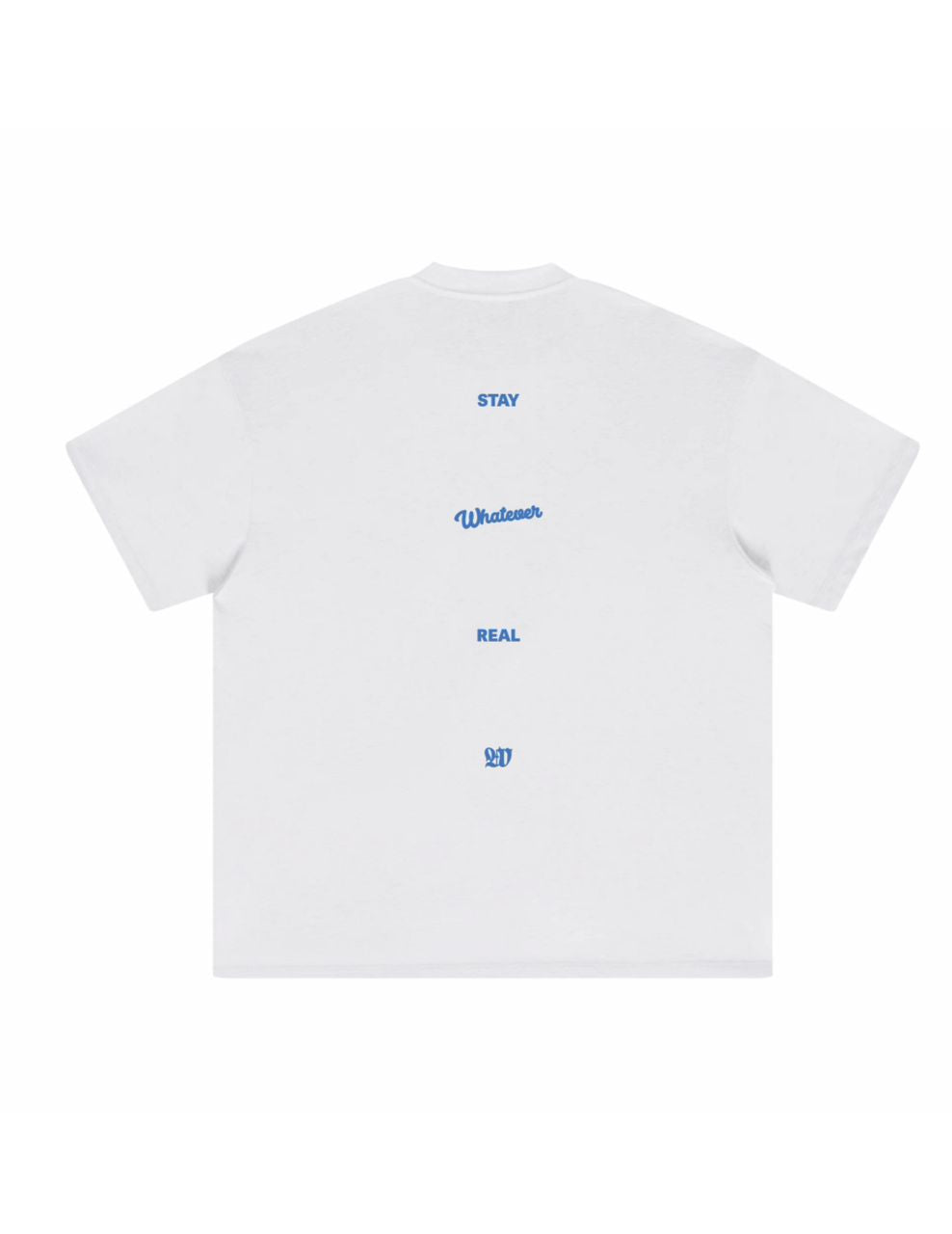 WHATEVER EMBROIDERY LOGO TEE WHITE