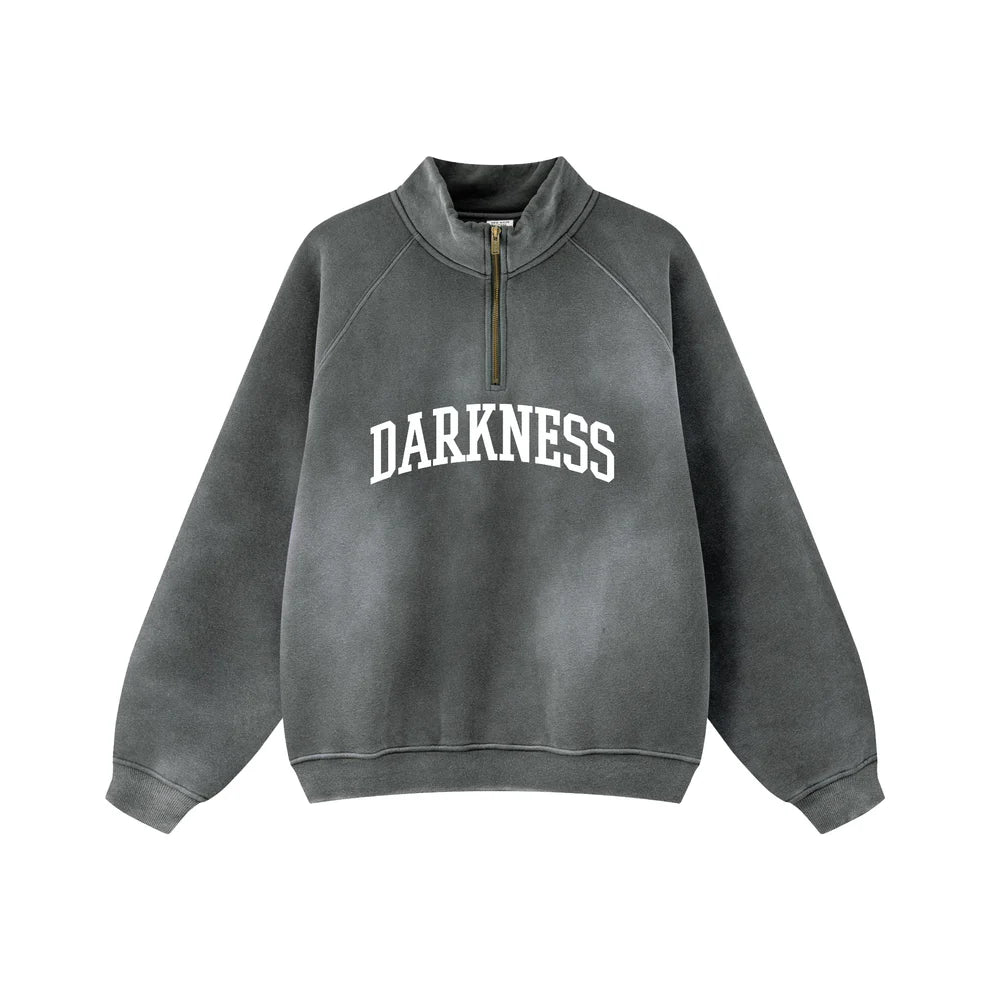 DARKNESS BLACKOUT  HALF ZIP SWEAT