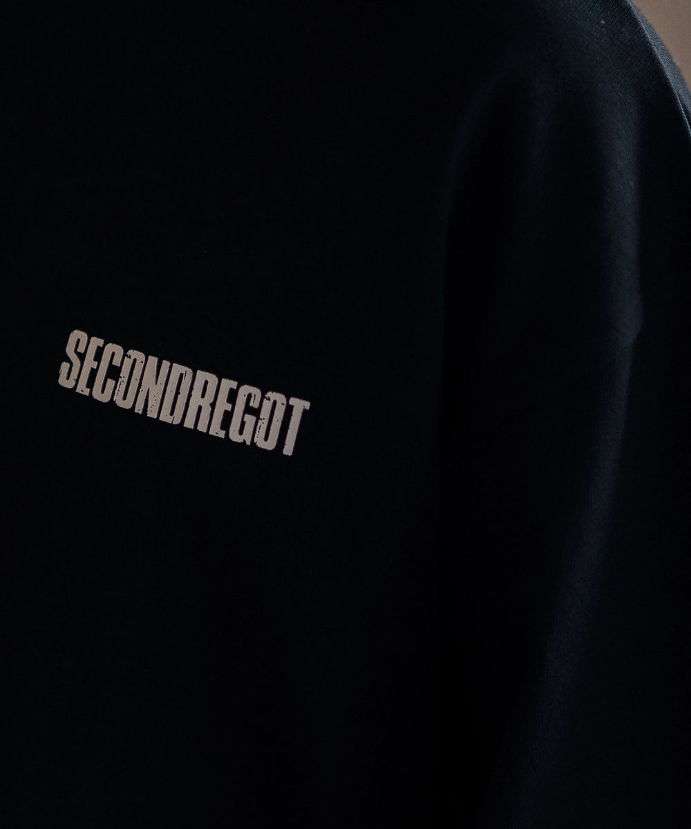 2ND MINIMAL LOGO TEE BLACK