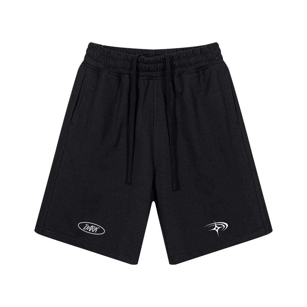 DARKNESS BLACKOUT RELAXED SHORT BLACK